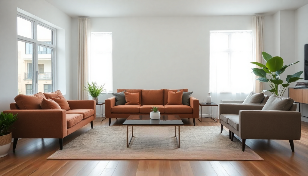 Ensure clear walking paths by leaving ample space between furniture